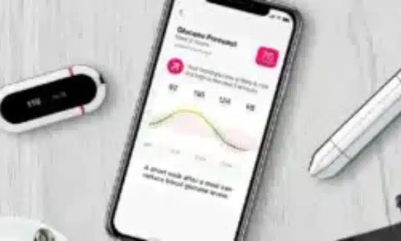 تطبيق لمراقبة سكر الدم بسرية.