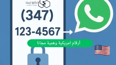 أرقام أمريكية وهمية